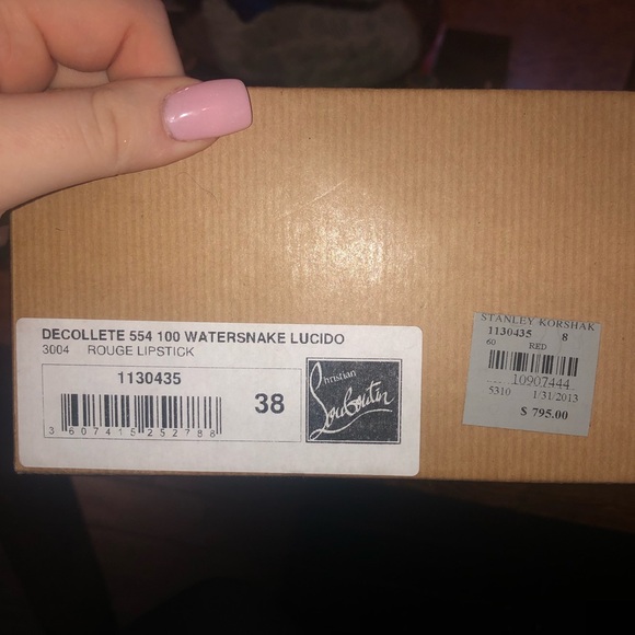 Christian Louboutin Watersnake Lucido - Picture 5 of 5